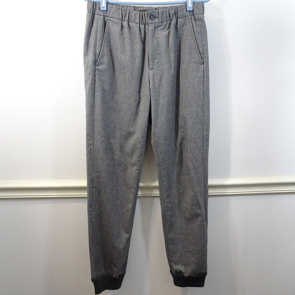 Vince Men's Gray Drawstring Jogger Style Pants Casual Size 32 Slash Pockets